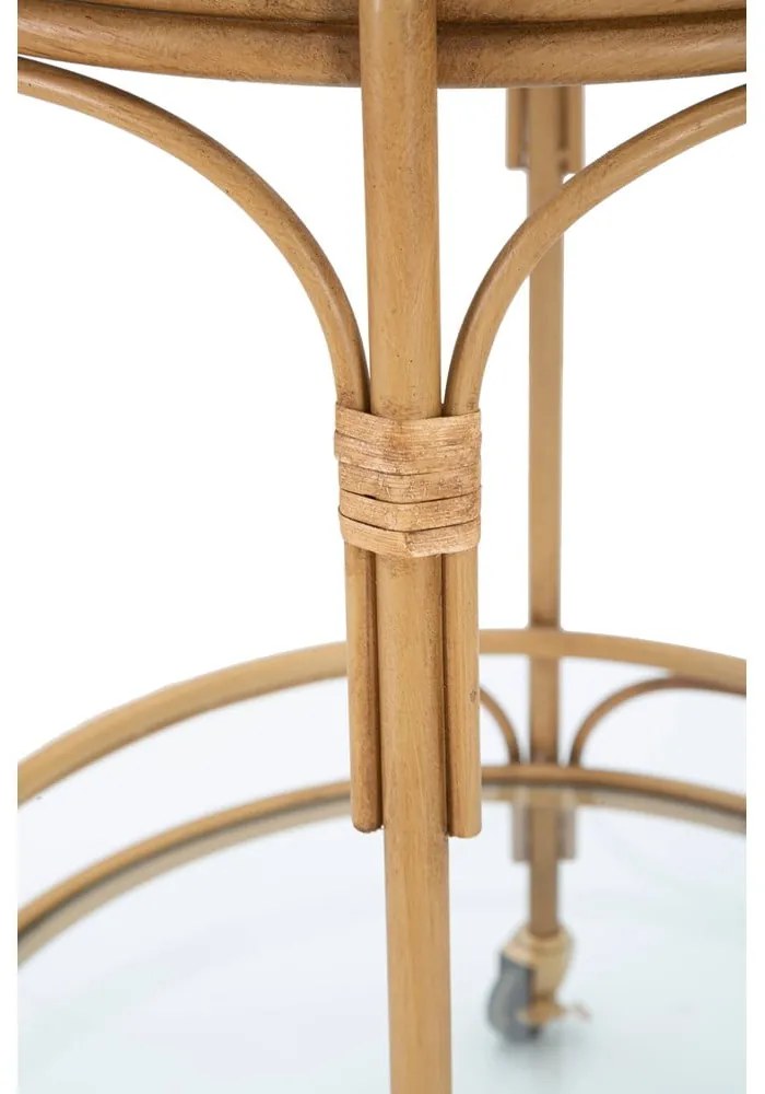 Fém gurulós zsúrkocsi ø 51 cm Panama – Mauro Ferretti