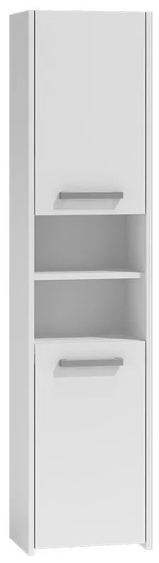 Aldabra S40 fürdőszoba szekrény, 40x170x30 cm, fehér