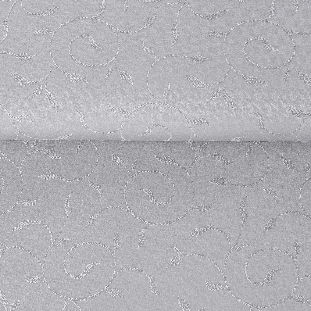 Goldea luxus teflon szövet terítőknek - szürke nagy ornamentekkel ékesített 160 cm