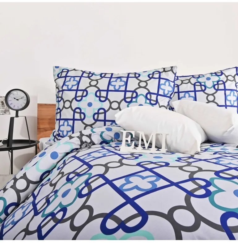 EMI Arthur pamut ágyneműhuzat, A standard egyszemélyes ágy szett tartalma: 1x 140x200 + 1x 70x90