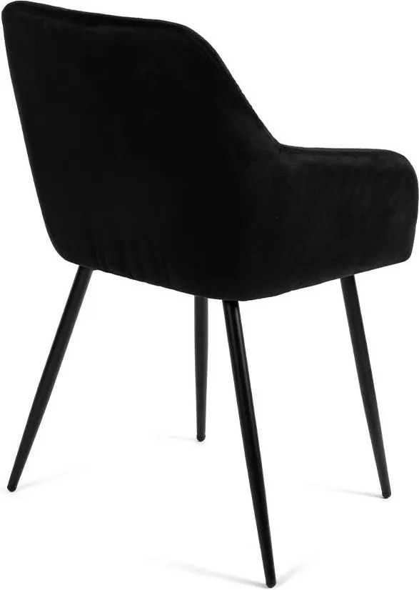 AVENBERG LOREN Étkezőszék szett - 2 db, fekete