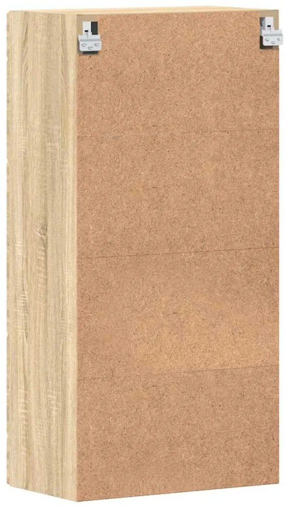 Fali szekrény polcokkal sonoma tölgy 55 x 29 x 100 cm Faanyag