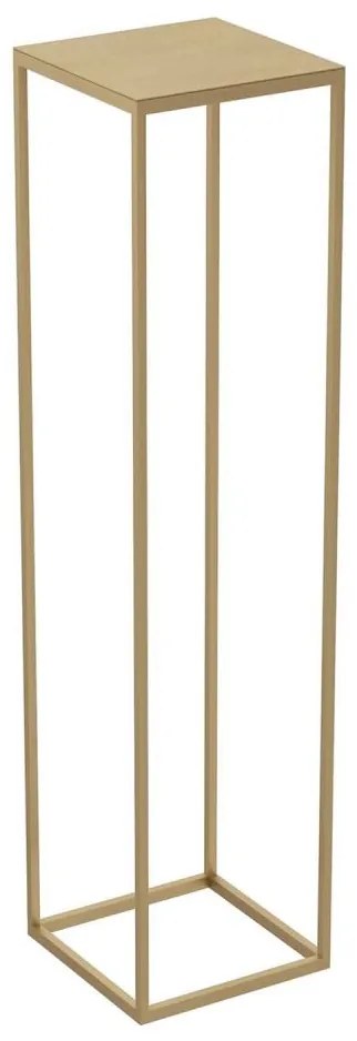 Virágállvány 100x24 cm arany színben