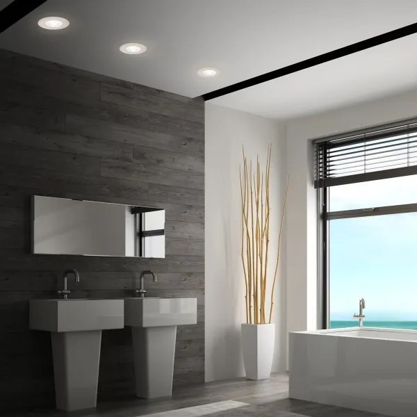 Briloner 7605032 – 3 darabos LED szett, fürdőszobai mennyezeti lámpa, 3xLED/4,9W/230V, IP44, matt króm