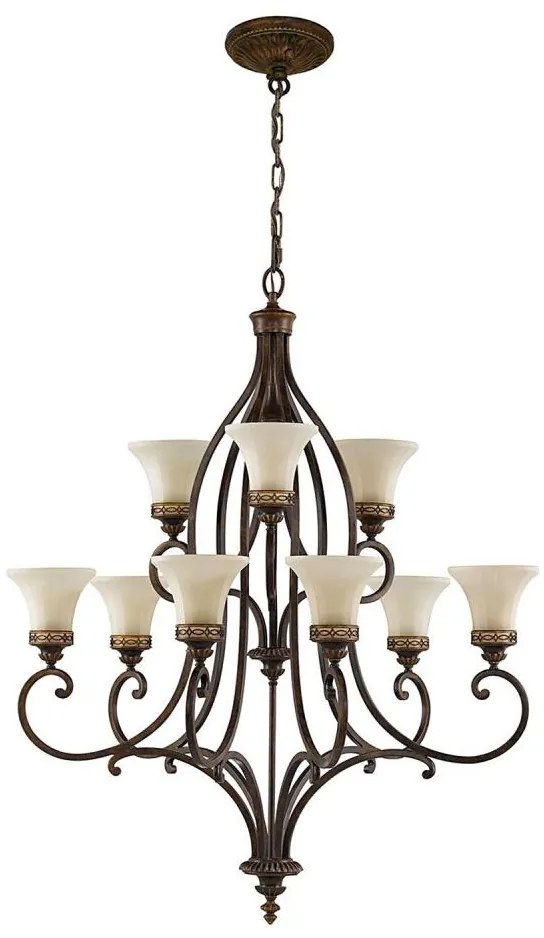 Feiss FE-DRAWING-ROOM9 - Csillár láncon DRAWING ROOM 9xE27/60W/230V