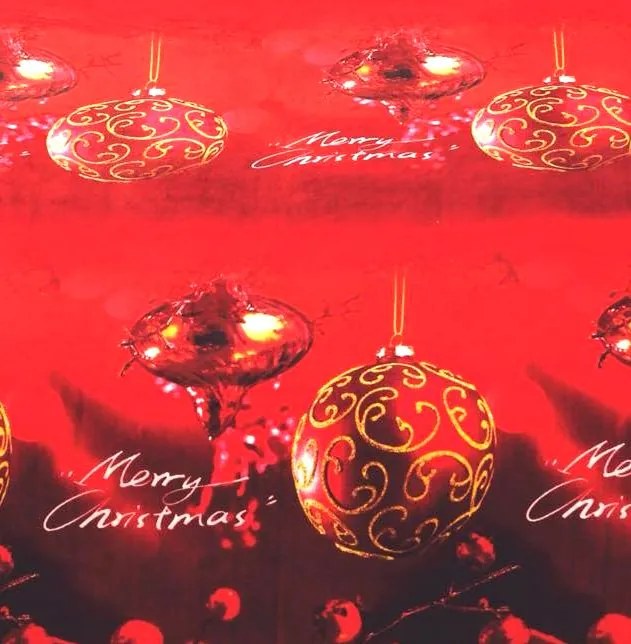 Mikroplüss ágynemű Homa LEVINA RED CHRISTMAS 140x200 cm