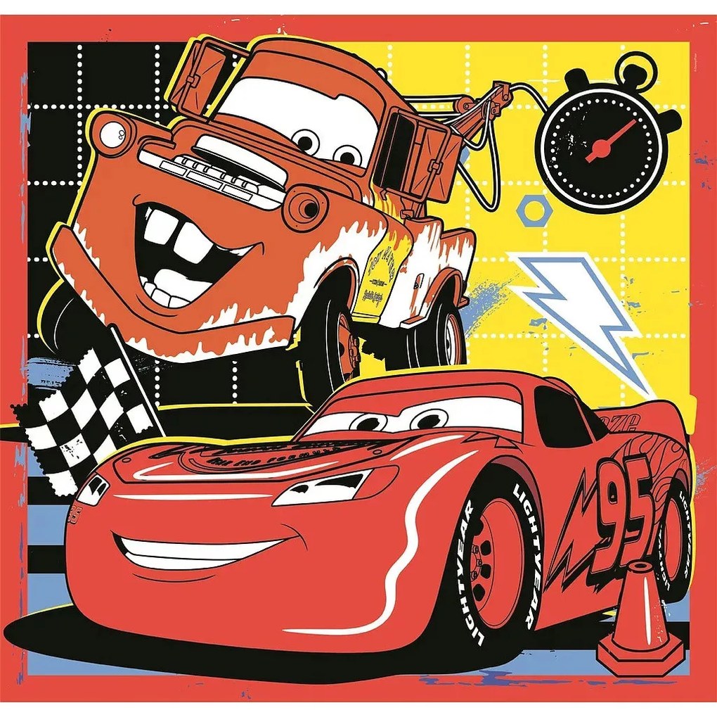 Disney Verdák Team-95 3x48 db-os puzzle Clementoni