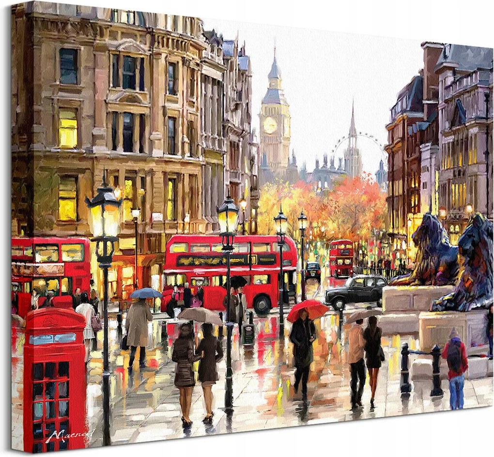 London utcák vászonkép 40x30 cm