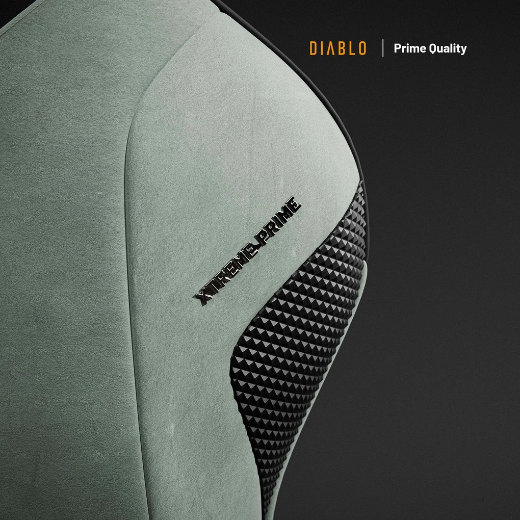 Gamer szék Normal Size, zöld-fekete: Diablo X-One Prime Ghotic Green