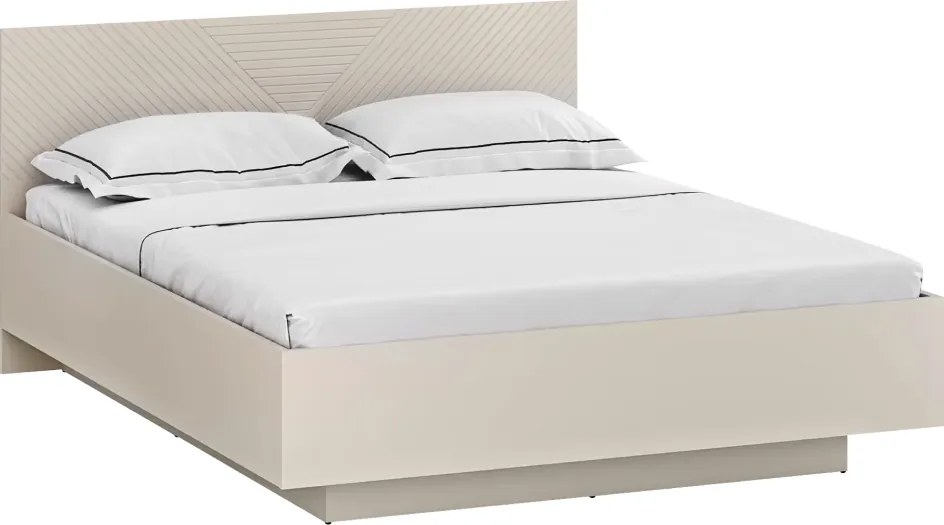 Ágy ráccsal, 160x200, kasmír/castello tölgy, EYCO