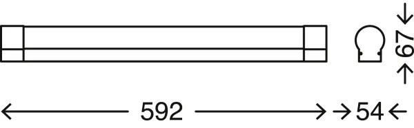 Briloner 2220-118 - LED Dimmelhető fürdőszobai lámpa COOL&COSY LED/12W/230V