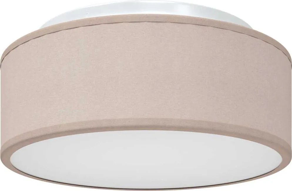 vidaXL Mennyezeti lámpa Tópszínű 30 x 30 x 13,5 cm szövet