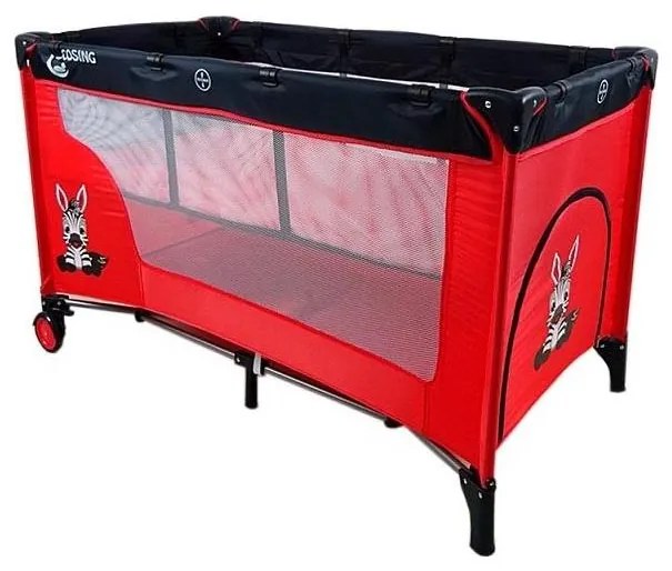 COSING - ADAM Zebra Red állítható utazóágy