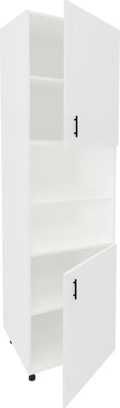 Benita 2 ajtós Magas konyhaszekrény Fehér 60x57x210 cm N