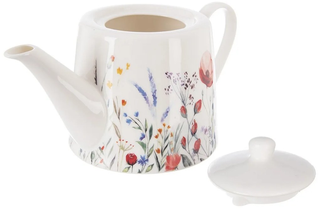 Orion porcelán teáskanna Mák, 1 l