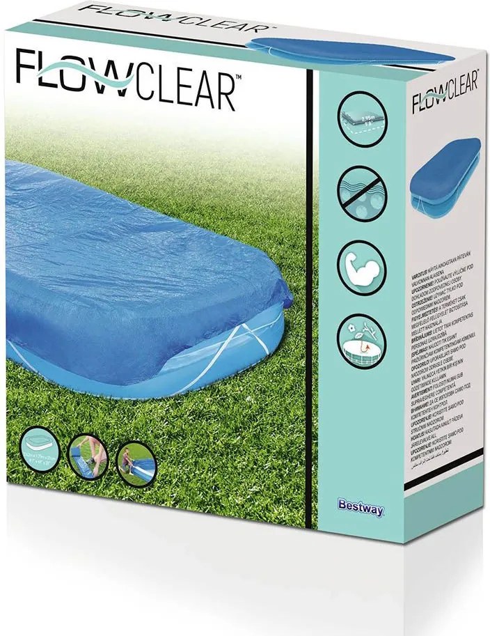 Bestway medence védőtakaró 2,62x1,75 méteres felfújható medencékhez