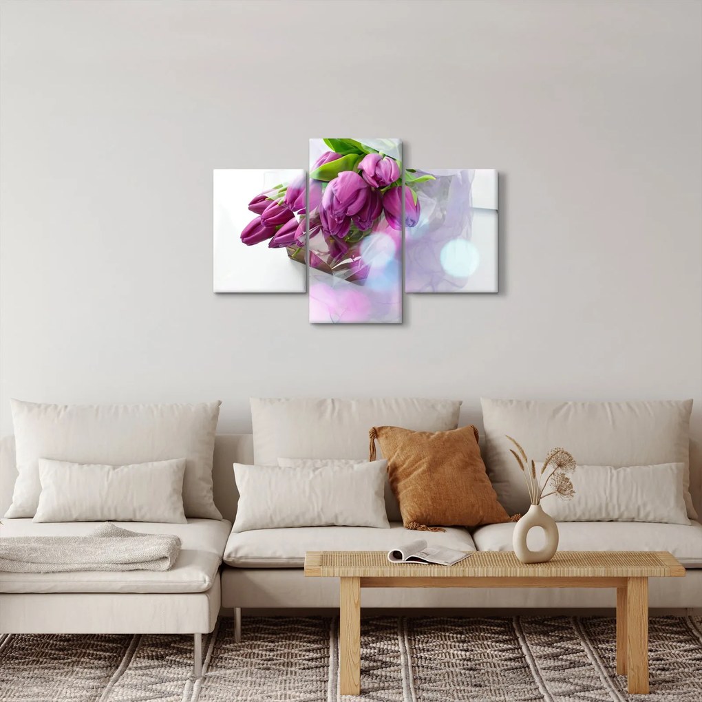 Kép - csokor tulipán (90x60 cm)