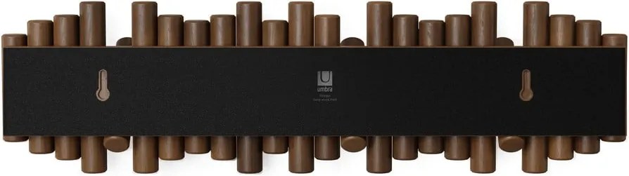 Sötétbarna borovi fenyő fali fogas 61 cm Picket – Umbra