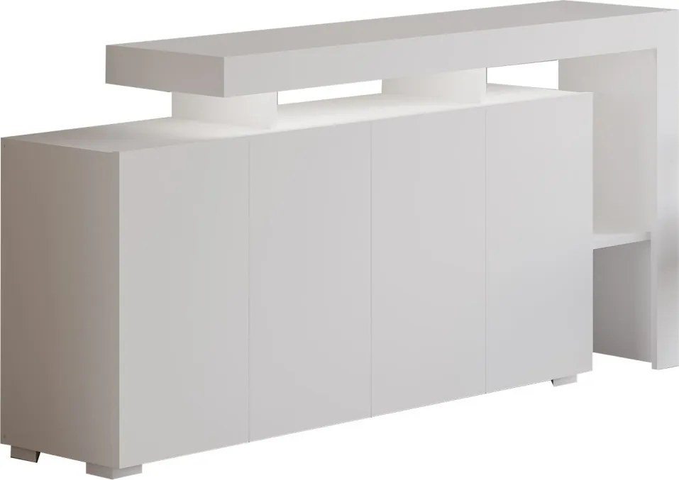 Beliz komód, fehér, 170 cm