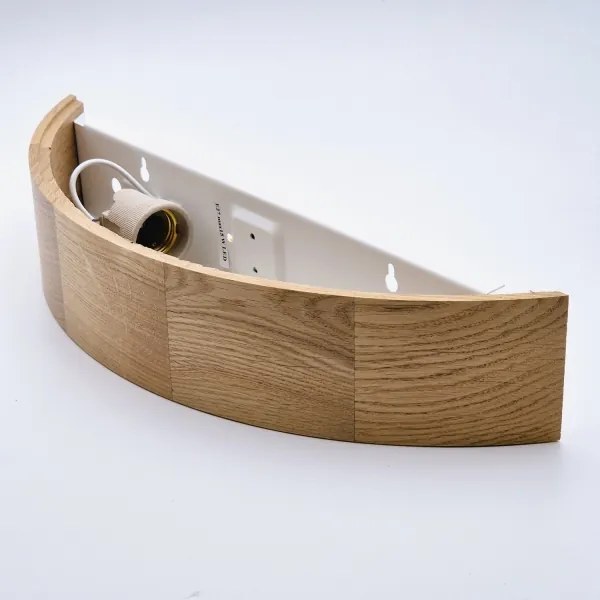 Fali lámpa OAK 1xE27/60W/230V tölgy