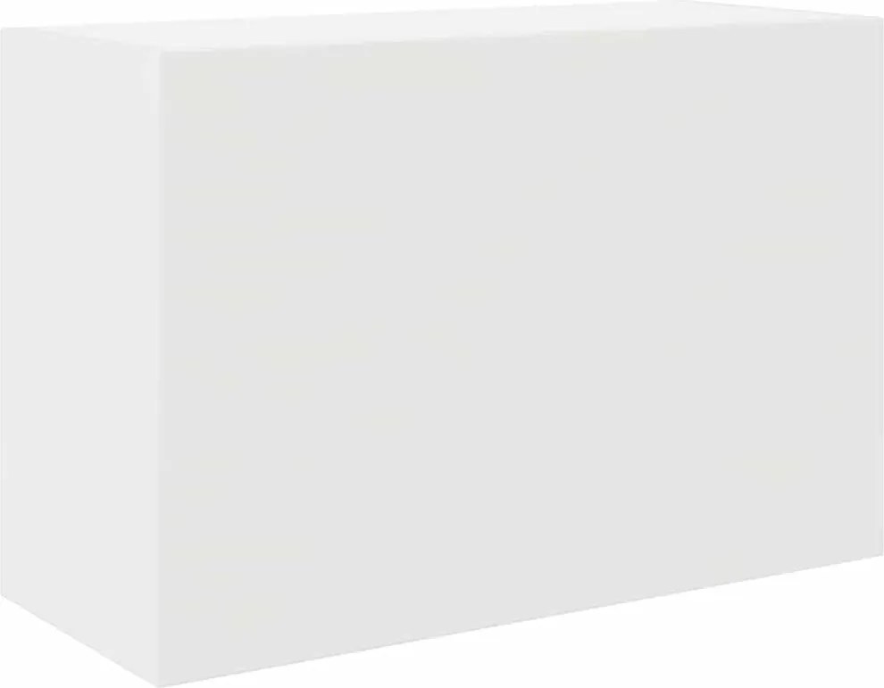 vidaXL fehér szerelt fa fali fürdőszobaszekrény 60x25x40 cm