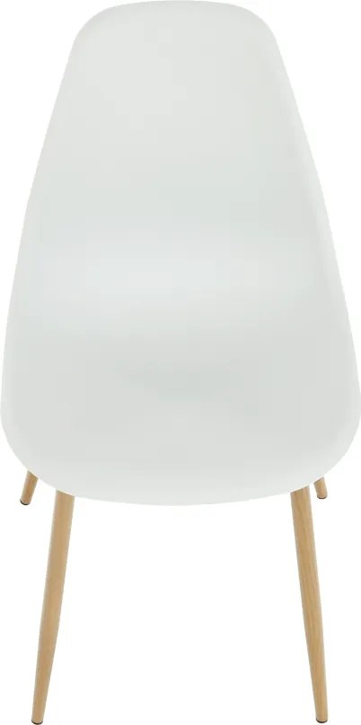 Szék, fehér/natúr, SINTIA