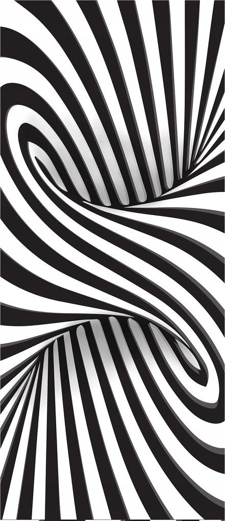 Flizelin fotótapéta Örvény Dinamikus Absztrakt Alagút Illúzió 91x211 +ragasztó