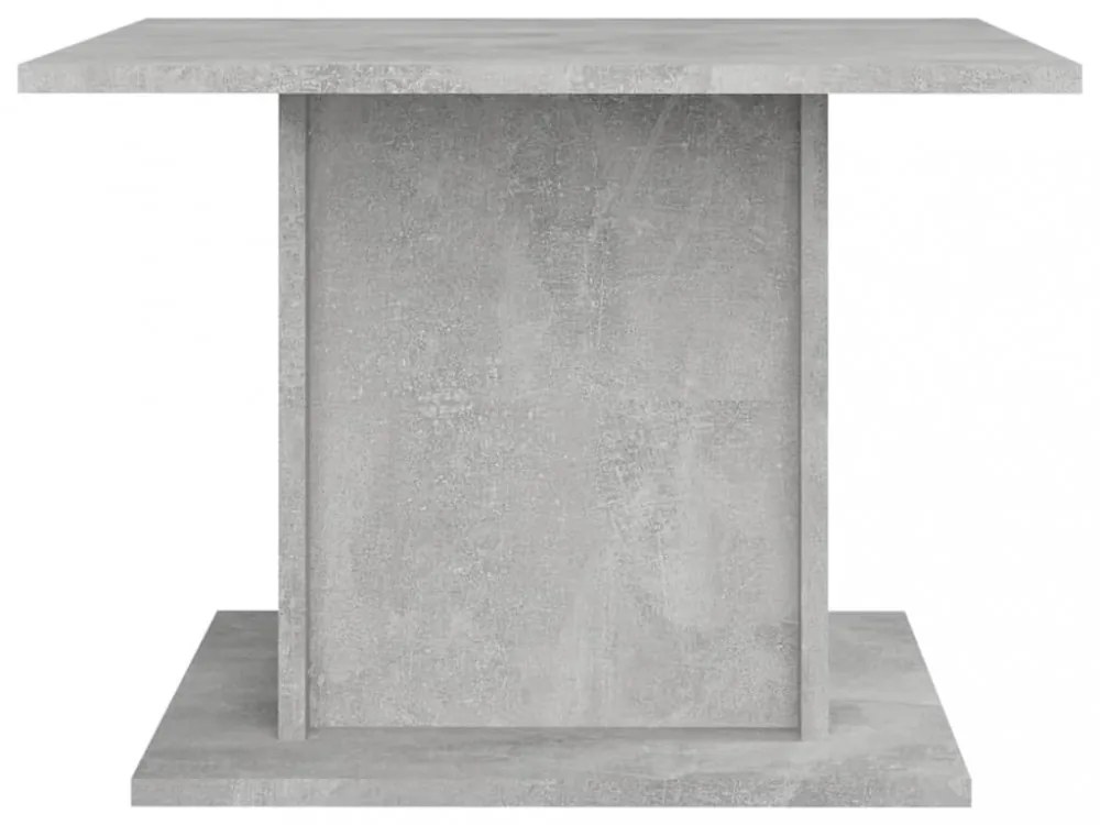 betonszürke szerelt fa dohányzóasztal 55,5x55,5x40 cm