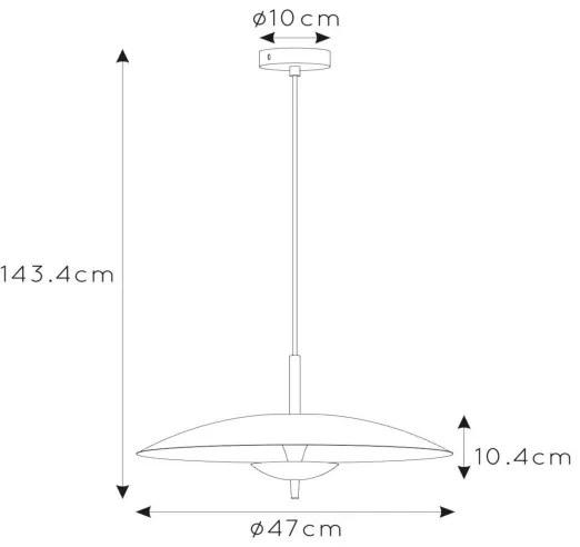 Lucide 30461/09/30 - VULCAN LED/9W/230V állítható fekete függeszték