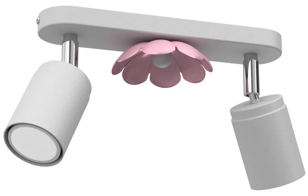 Spotlámpa FLOWER 2xGU10/8W/230V fehér