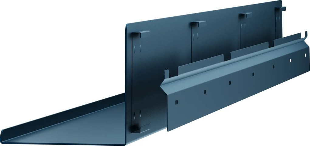 Függeszthető fém polc, sötétkék, 1200 mm: JOANNE Modern