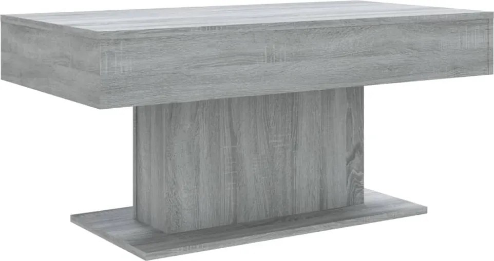vidaXL szürke sonoma színű szerelt fa dohányzóasztal 96x50x45 cm