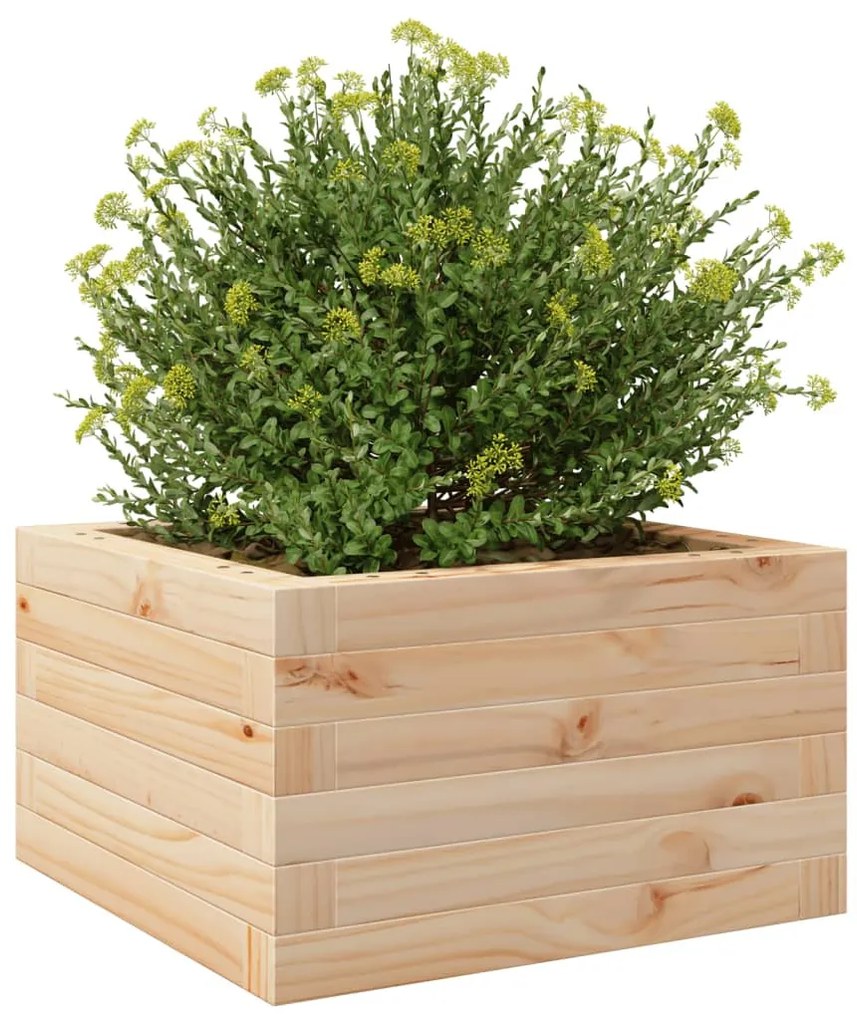 vidaXL tömör fenyő kerti virágláda 40x40x23 cm