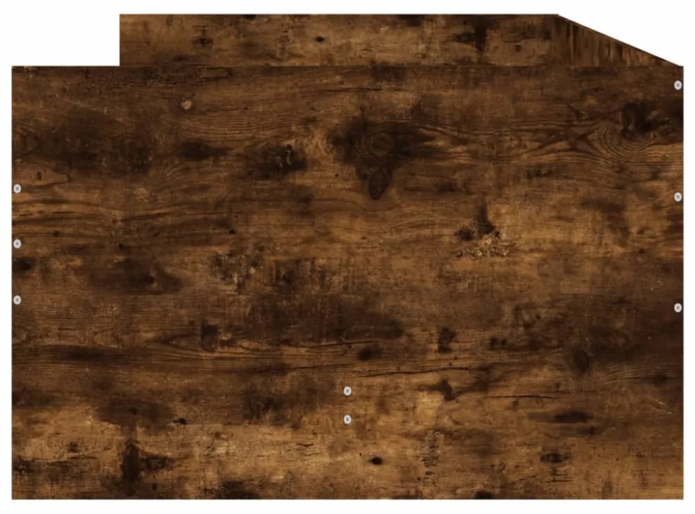 füstös tölgy színű műfa ágykeret fiókokkal 100 x 200 cm