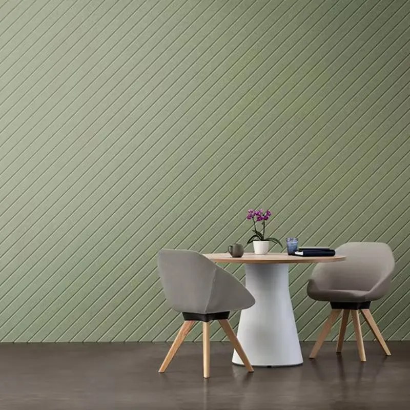Bilnora extra sűrű akusztikai csíkos mintájú panel 9mm vastag - 04 beige