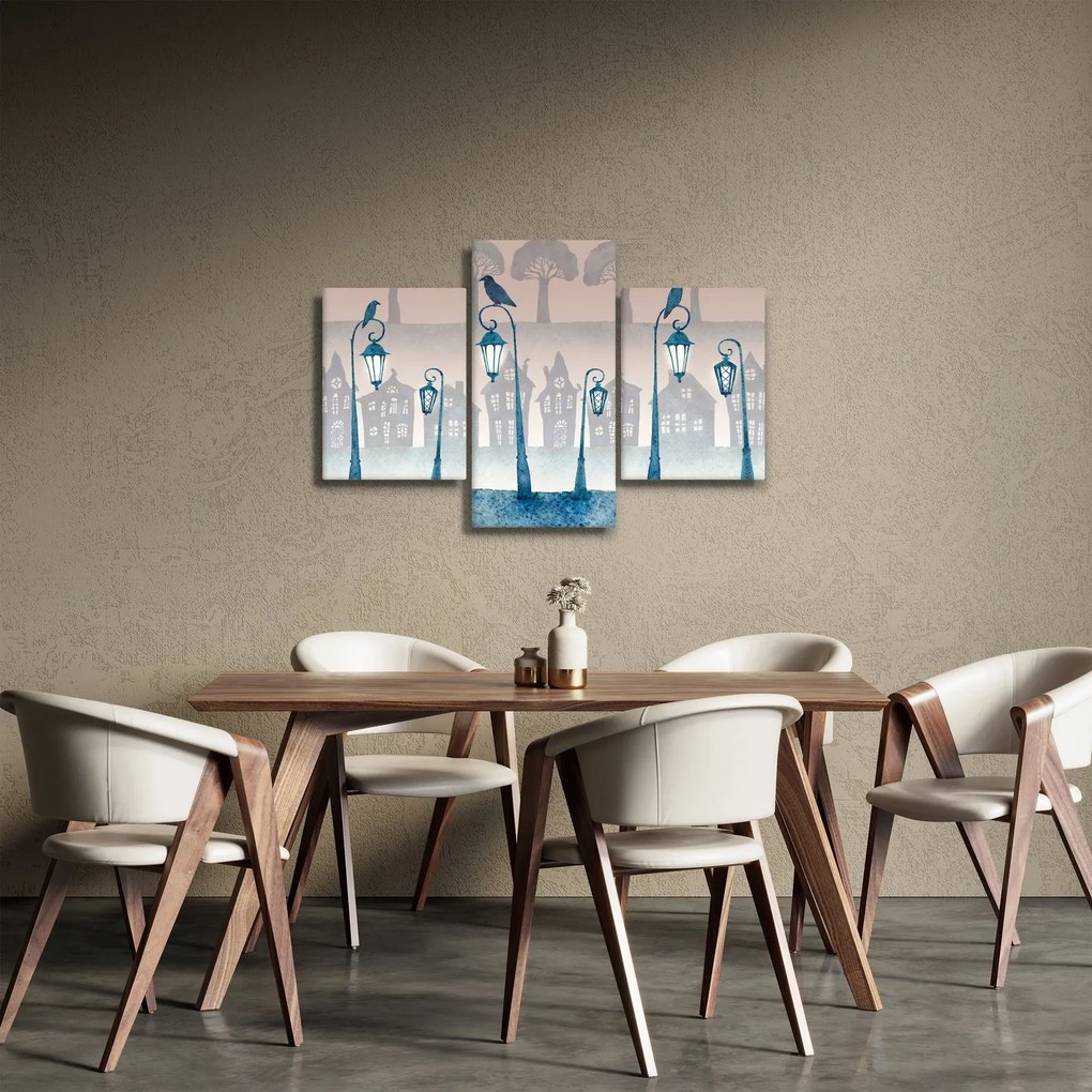Kép -A hollók őrzik a várost (90x60 cm)
