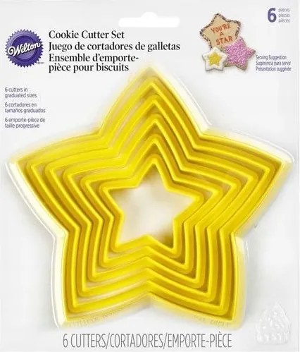 Gwiazda, Fa Karácsonyfa Sütikiszúrók Wilton