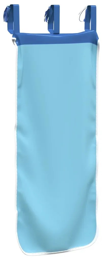 kék függönyök alagúttal és toronnyal ellátott tetőtéri ágyhoz