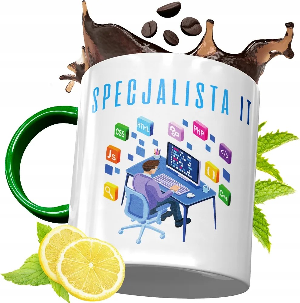 Zöld Bögre Informatikusoknak Születésnapi Ajándék fényképes nyomtatással