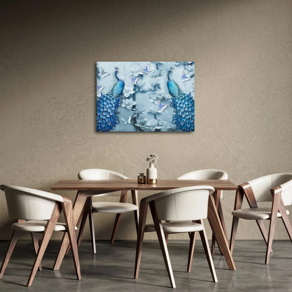Pávák képe (70x50 cm)