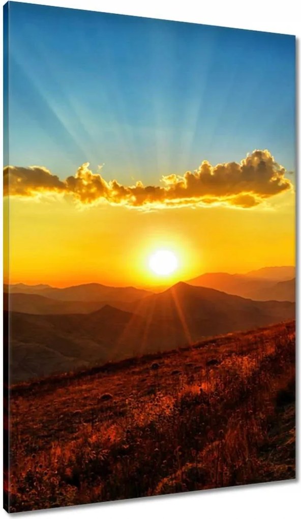 Vászonkép 60x90 Gyönyörű naplemente