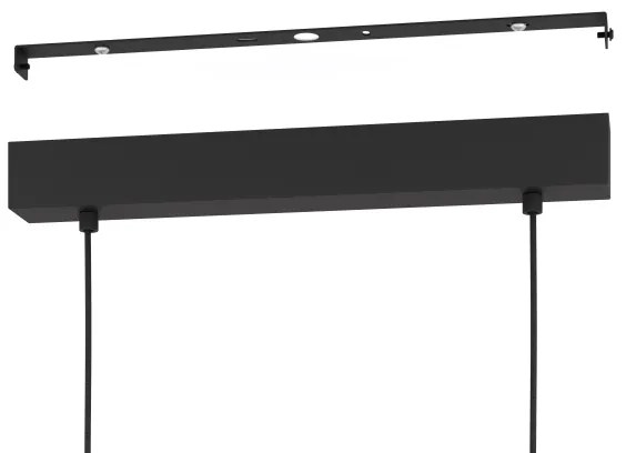 Eglo 43554 - Csillár zsinóron GILTSPUR 3xE27/40W/230V