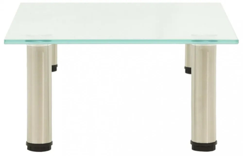 322759 TV Stand Frosted 40x35x17 cm Tempered Glass