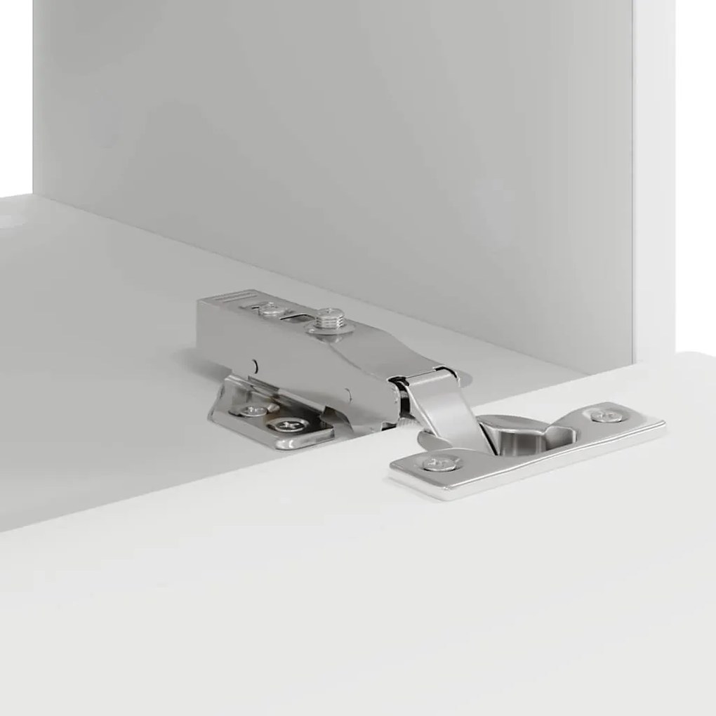 vidaXL TV Fali Szekrény Fehér 60 x 31 x 29.5 cm Faanyag