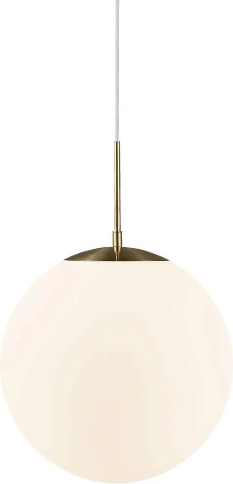 Nordlux glamour modern függeszték grant fehér sárgaréz nor2010573035