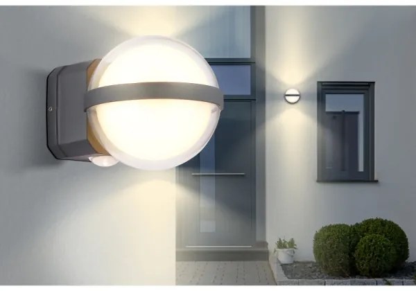 Globo 34157 - LED Kültéri fali lámpa ILLI LED/12W/230V IP54 fekete