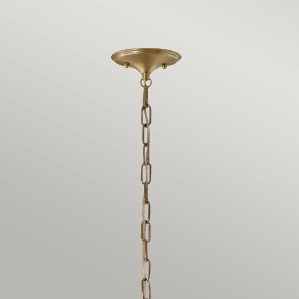 Kichler KL-DELAROSA-P-BK - Csillár láncon DELAROSA 1xE27/60W/230V fekete/réz