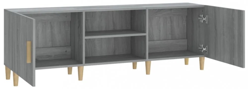vidaXL szürke sonoma színű szerelt fa TV-szekrény 150x30x50 cm