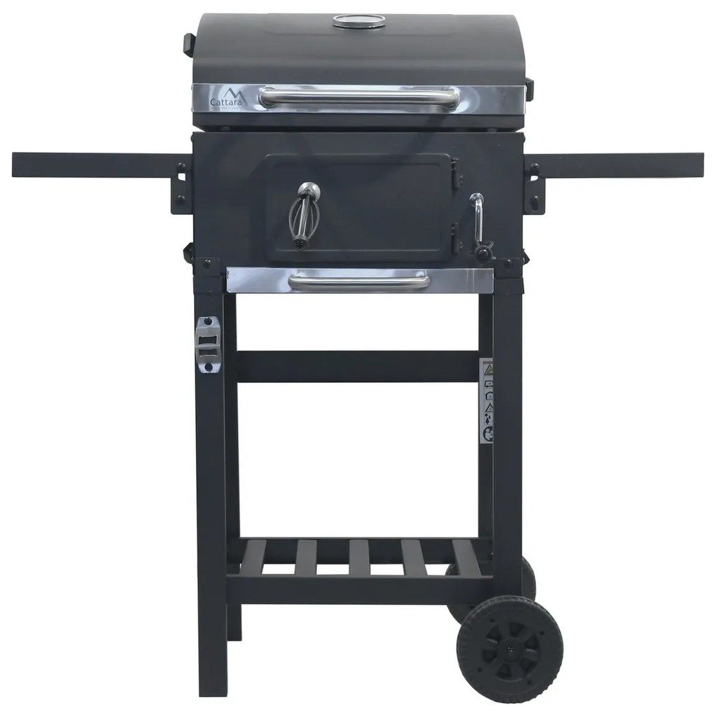 Cattara Royal Partner faszénes grill,  97 x 98 x 35 cm