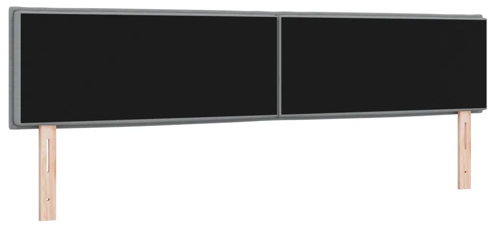 LED fejtámla világosszürke 200 cm szövet